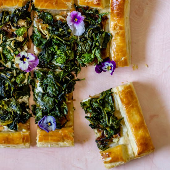 Spring Greens Tart