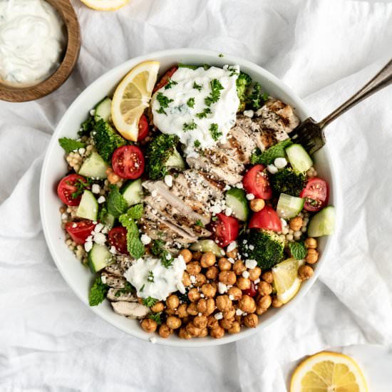 Greek Chicken Bowls