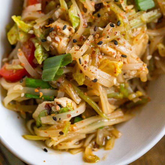 Chicken and Rice Noodles