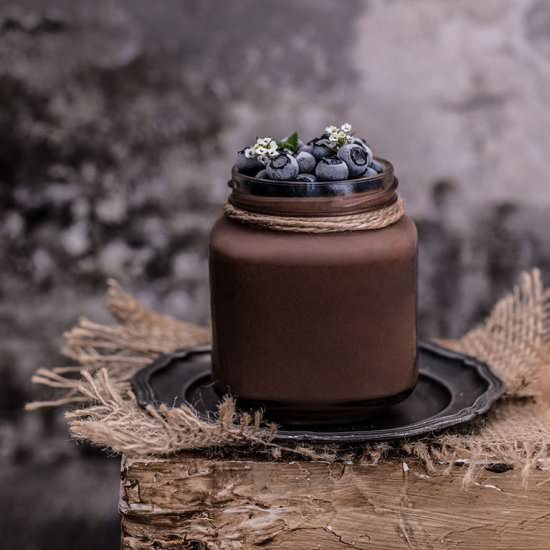 Silken tofu chocolate pudding