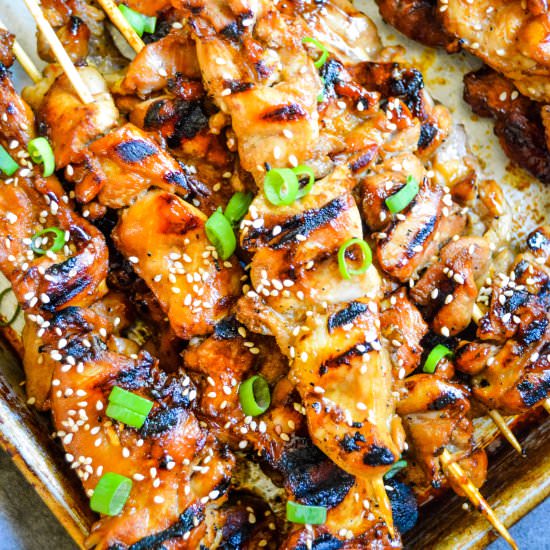 Teriyaki Chicken Skewers