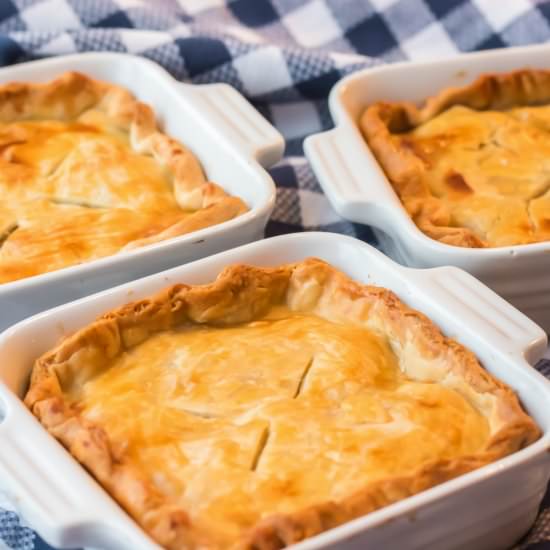 Individual Chicken Pot Pies