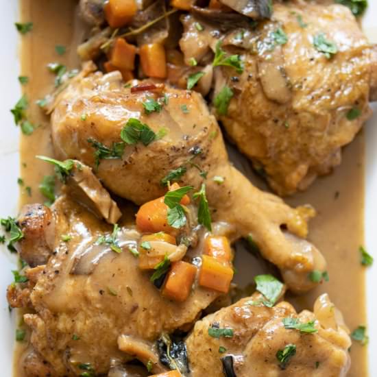 Coq Au Vin Blanc