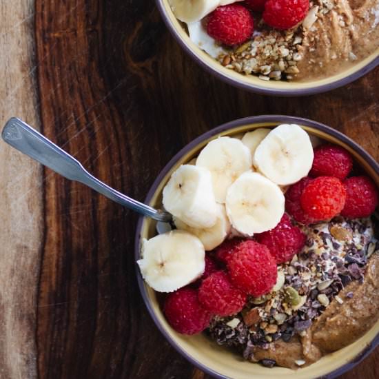 Almond Butter Breakfast Bowl