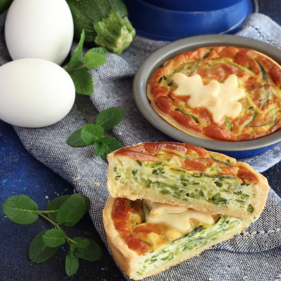 Zucchini Savory Quiches