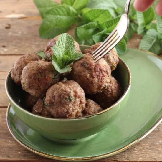 Mint and Cumin Meatballs
