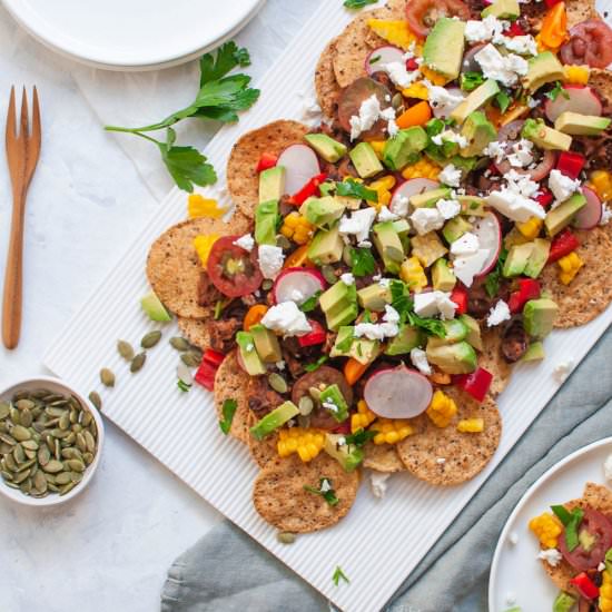 15 Minute Vegetarian Nachos