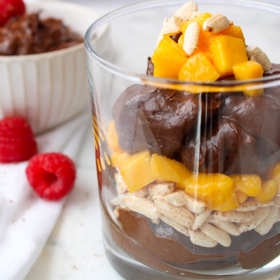 Vegan chocolate pudding