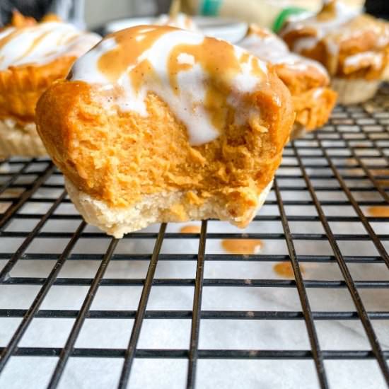 Mini Sweet Potato Pies (Gf + vegan)