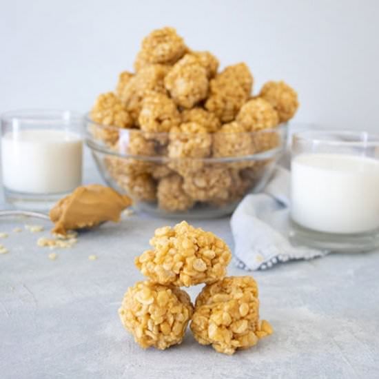 Rice Krispie Peanut Butter Balls