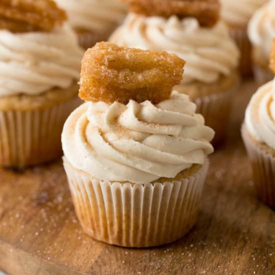 Churro Cupcakes