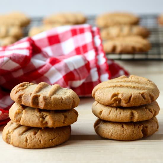 Flourless Peanut Butter Cookies
