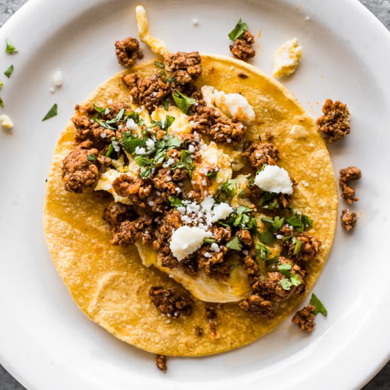 Homemade Mexican Chorizo