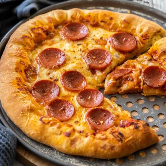 Stuffed Crust Pepperoni Pizza