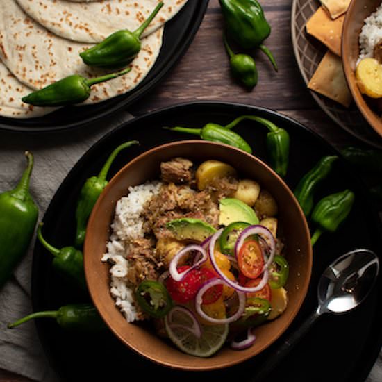 Pork Shoulder & Green Chili Stew