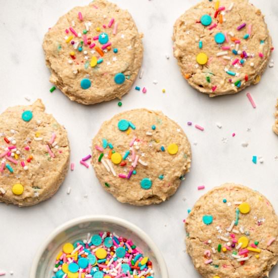 Soft-Baked Vegan Funfetti Cookies