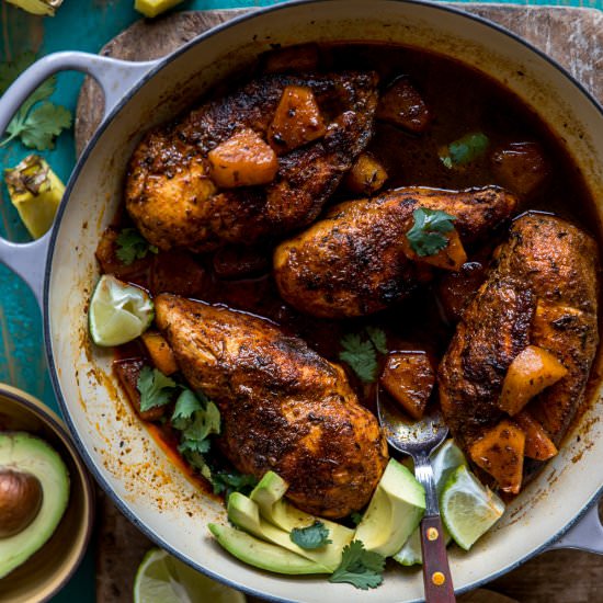 Pineapple Chipotle Jerk Chicken