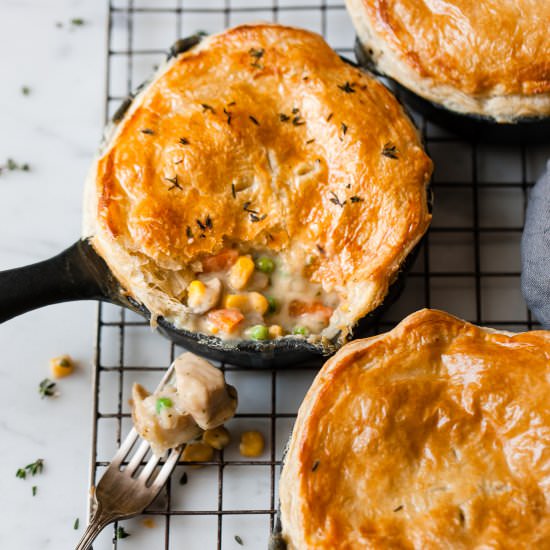 Chicken & Mushroom Pie