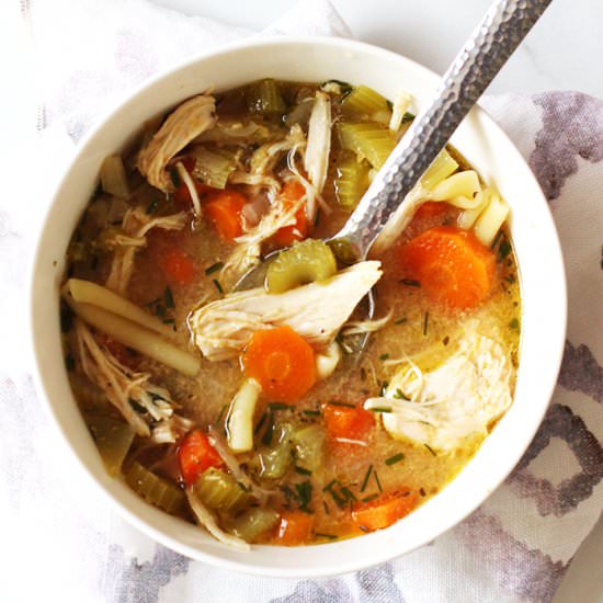 Slow Cooker Chicken Noodle Soup