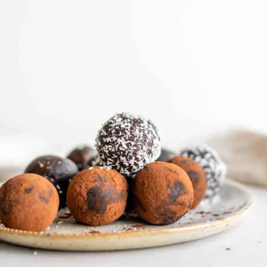 No-Bake Brownie Bites