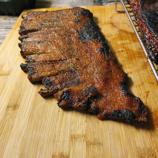 Pineapple and Beer glazed Ribs