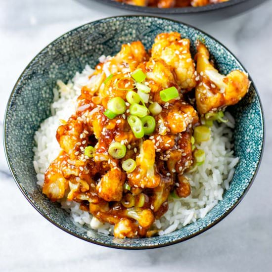 Sweet and Sour Cauliflower