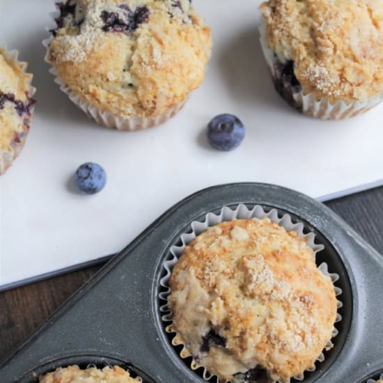 Blueberry Streusel Muffins
