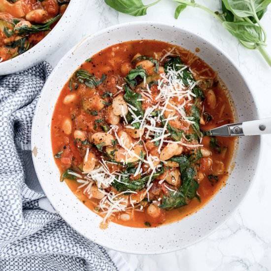 Zucchini and White Bean Stew