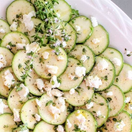 zucchini carpaccio