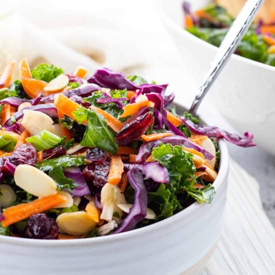 Rainbow Kale Salad