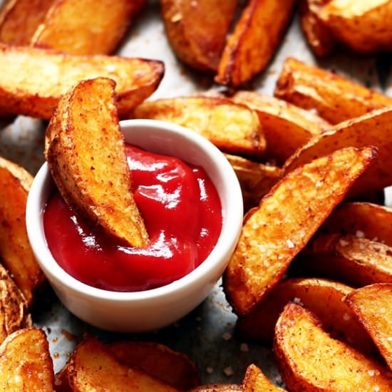 Crispy oven roasted potatoes