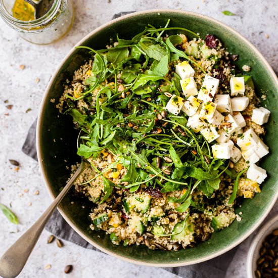 Easy Lemony Herb Couscous Salad