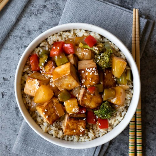 Sweet and Sour Tofu
