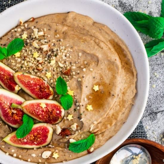 Quinoa Tahini Porridge With Figs