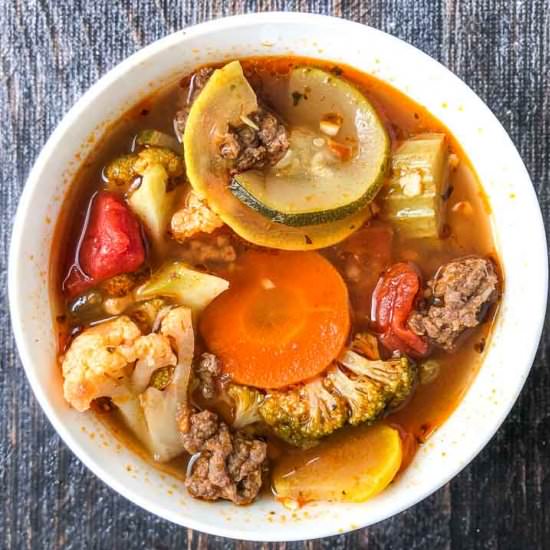 Low Carb Italian Vegetable Soup