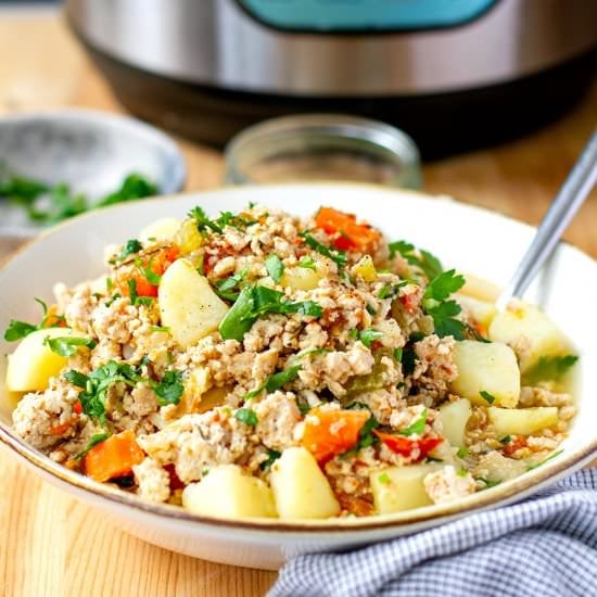 Instant Pot Ground Turkey Stew