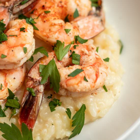 Lemon Risotto & Shrimp