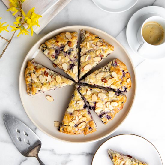 EASY Blueberry Almond Scones (GF)