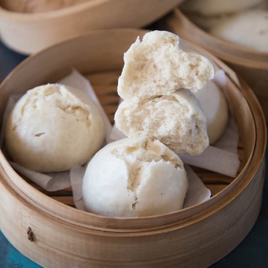 No Yeast Chinese Steamed Buns