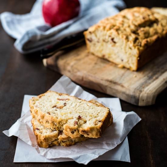 Apple Bacon Beer Bread