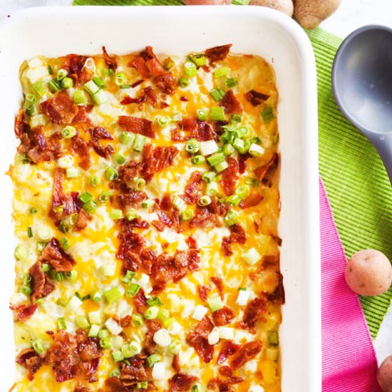 Easy Loaded Potato Casserole
