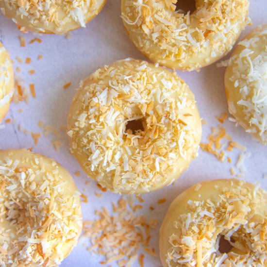 Toasted Coconut Doughnuts
