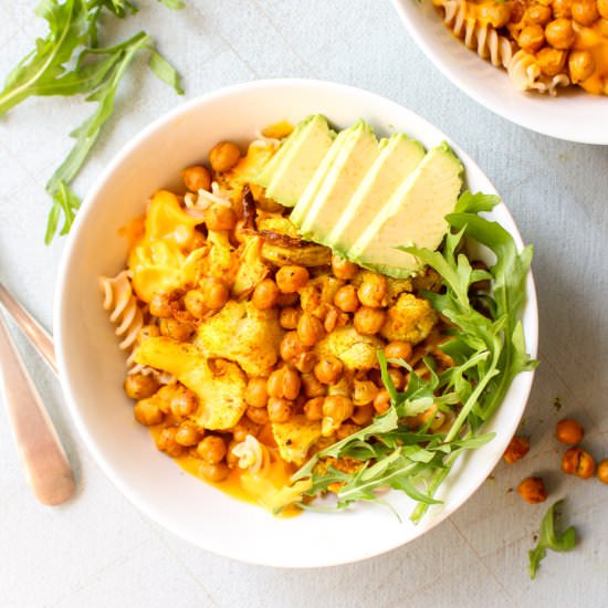 Cauliflower Pasta Butternut Sauce
