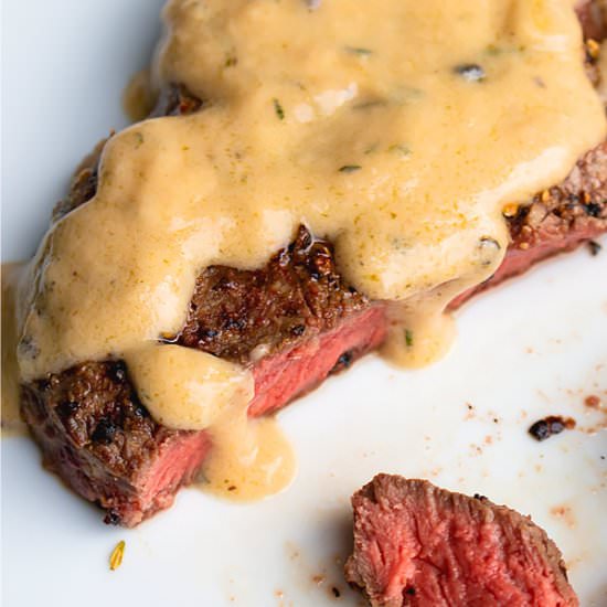 Filet Mignon with sauce