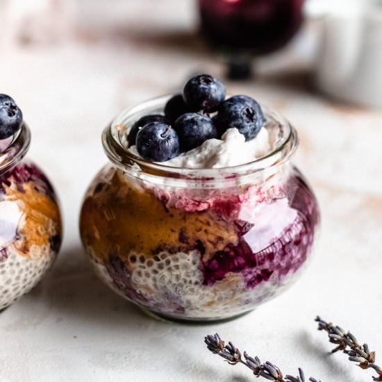 PB&J Protein Chia Pudding (Keto)