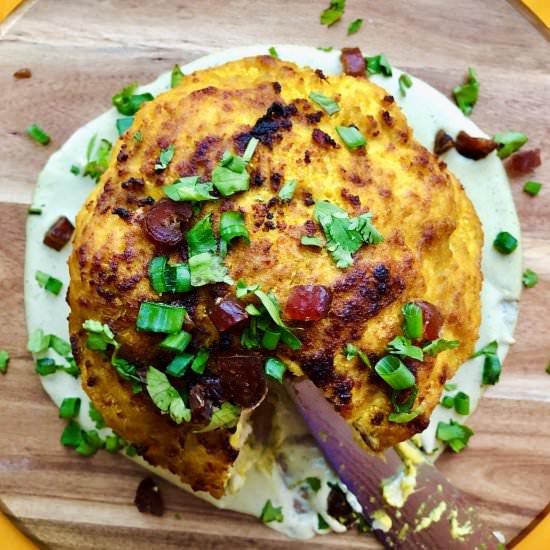 Whole Roasted Cauliflower