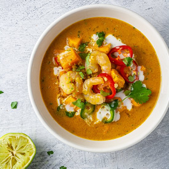 Prawn Sweet Potato Curry