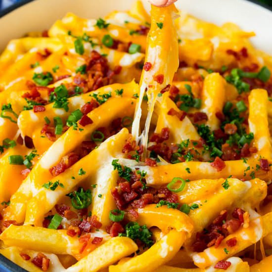Cheese Fries with Bacon