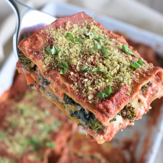 Gluten-Free, Vegan Lasagna