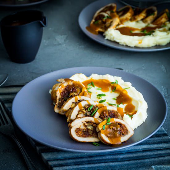 Stuffed Pork Chops with Fig Salami